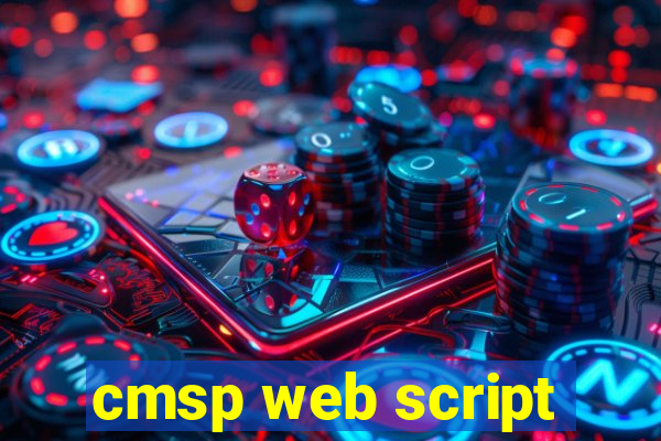 cmsp web script